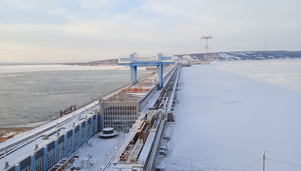 Саратовская ГЭС после пожара работает в штатном режиме