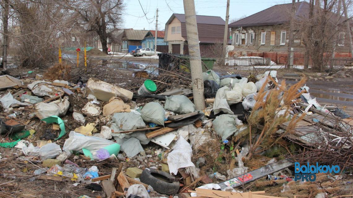 Балаковцам предложили потерпеть горы мусора на контейнерных площадках