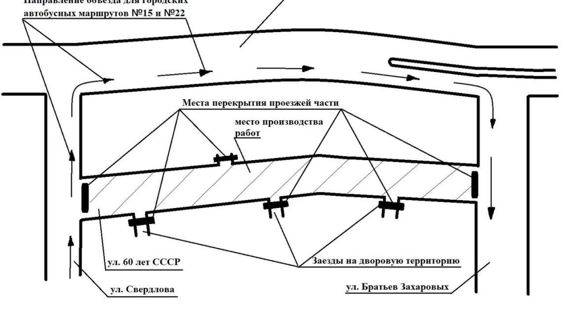 В Балаково завтра ограничат проезд на улице 60 лет СССР