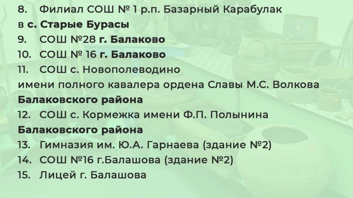 В Саратовской области в 2024 году модернизируют 100 школьных музеев. В Балаковском районе 4