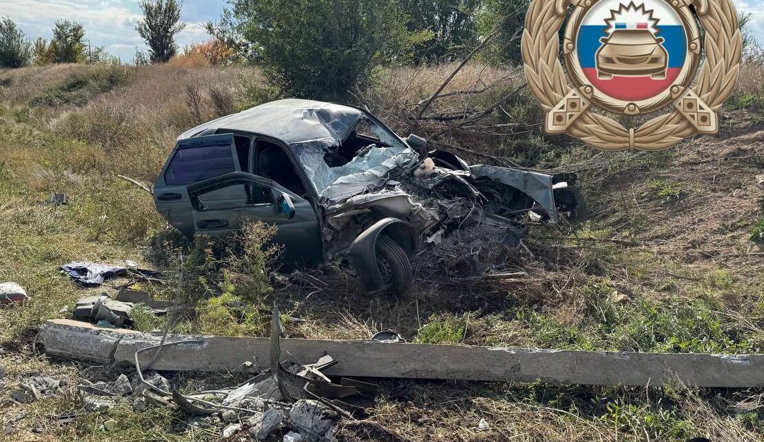 В Марксовском районе в ДТП погиб мужчина и пострадала женщина