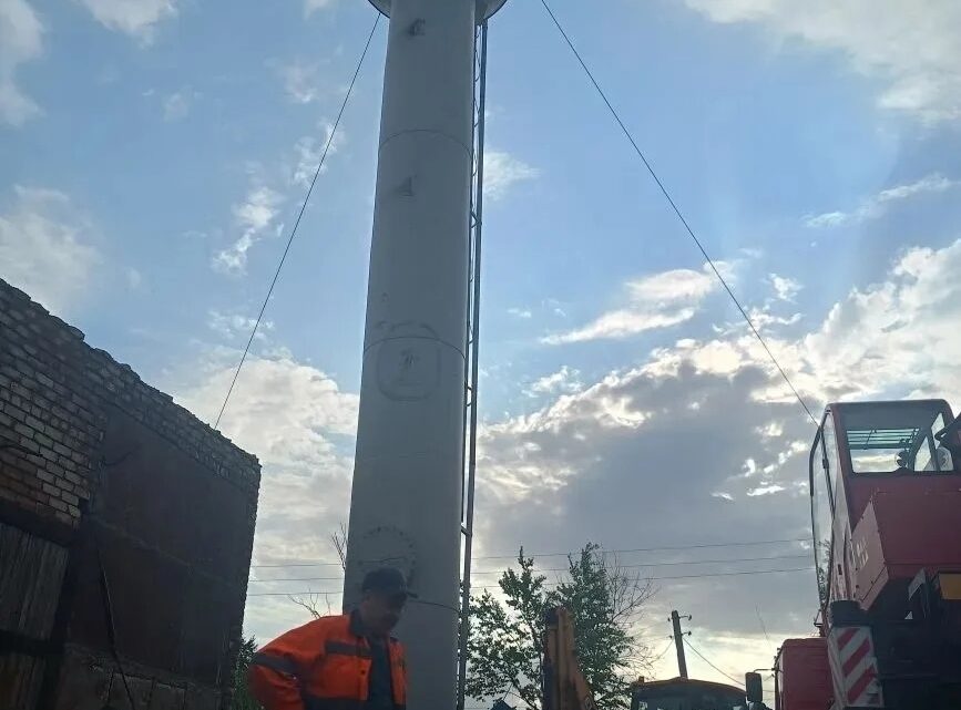 В Маянге восстановили водонапорную башню