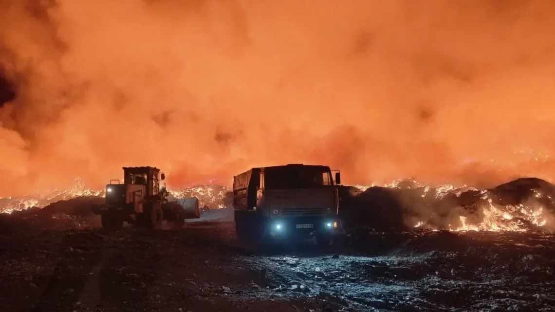 Глава Балаковского района Сергей Барулин: На свалке произошло серьёзное возгорание